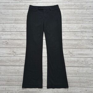 Gap Dress Pants Women's 29 Charcoal Gray Mid Rise Modern Bootcut Leg Tailored